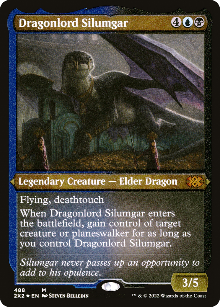 Dragonlord Silumgar  [Foil]  (2X2-488) - [Double Masters 2022] - Trinity Hobby