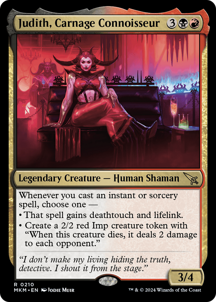 Judith, Carnage Connoisseur [Murders at Karlov Manor] - Trinity Hobby
