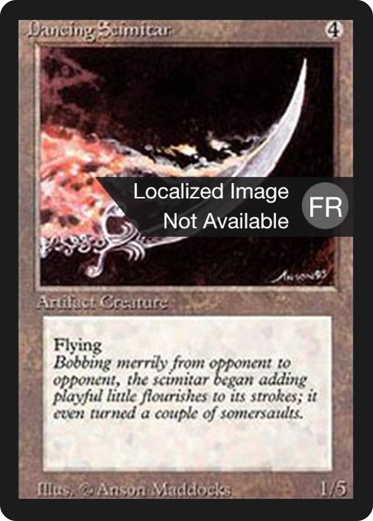 Dancing Scimitar [Foreign Black Border] - Trinity Hobby