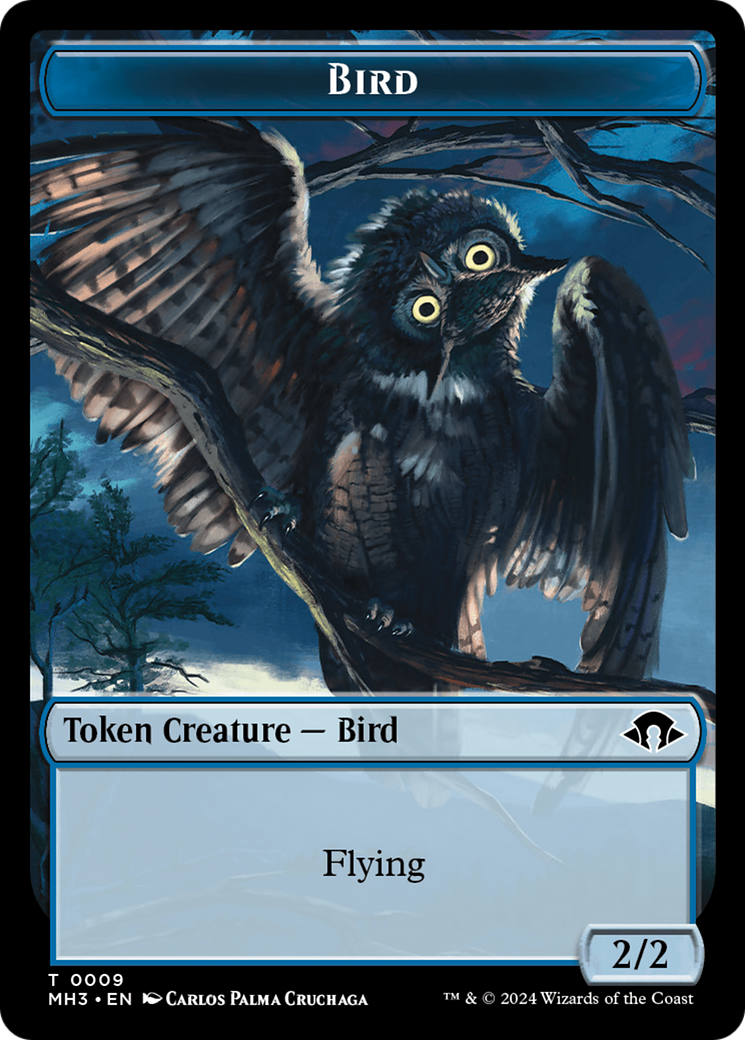 Eldrazi Spawn // Bird Double-Sided Token [Modern Horizons 3 Tokens] - Trinity Hobby