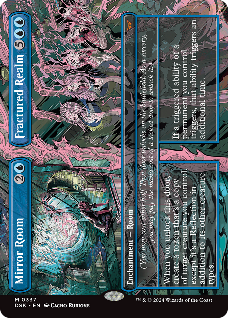 Mirror Room // Fractured Realm (Borderless) [Duskmourn: House of Horror] - Trinity Hobby