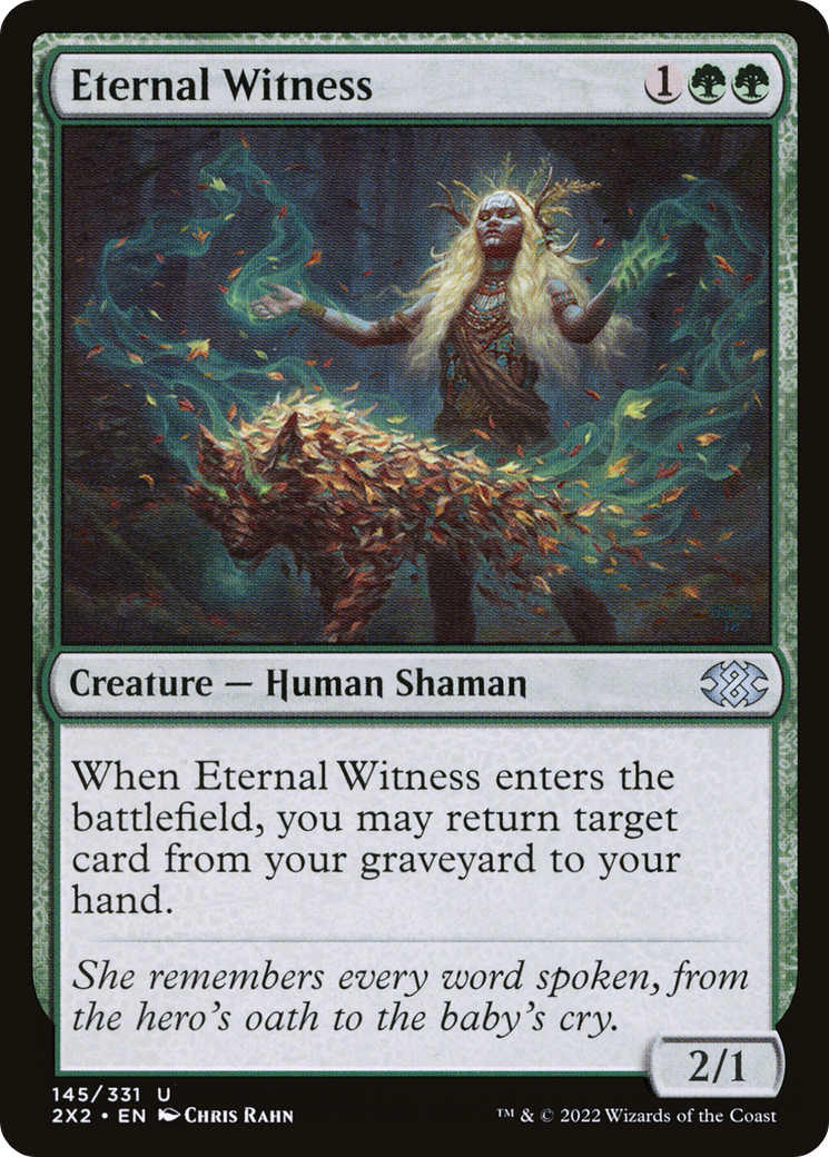 Eternal Witness  (2X2-145) - [Double Masters 2022]