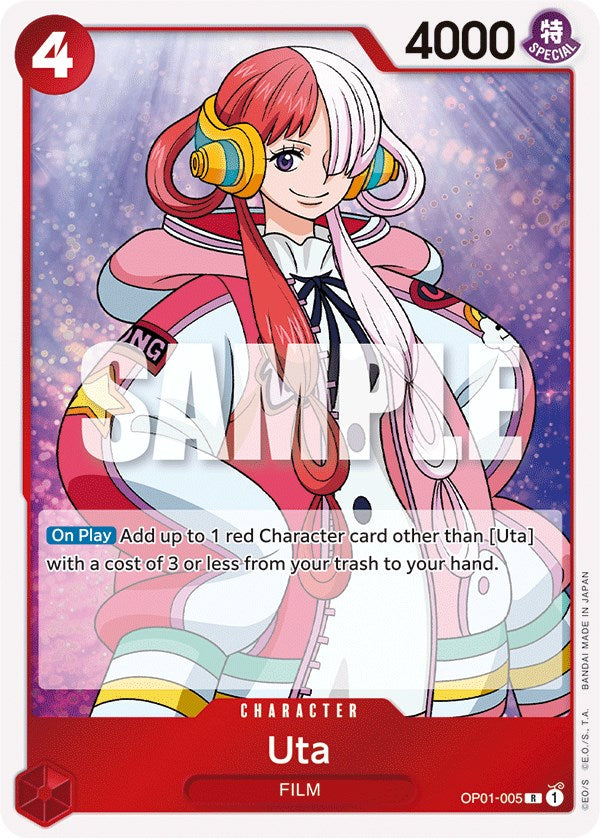 Uta (OP01-005) - [Romance Dawn] Foil - Trinity Hobby