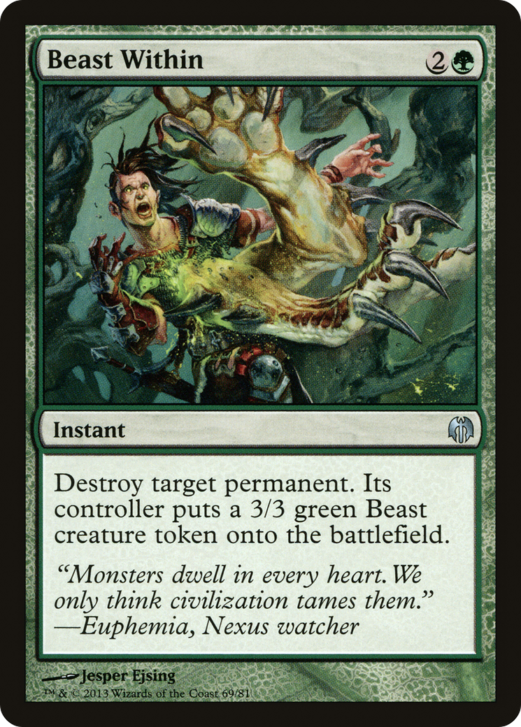 Beast Within [Duel Decks: Heroes vs. Monsters] - Trinity Hobby