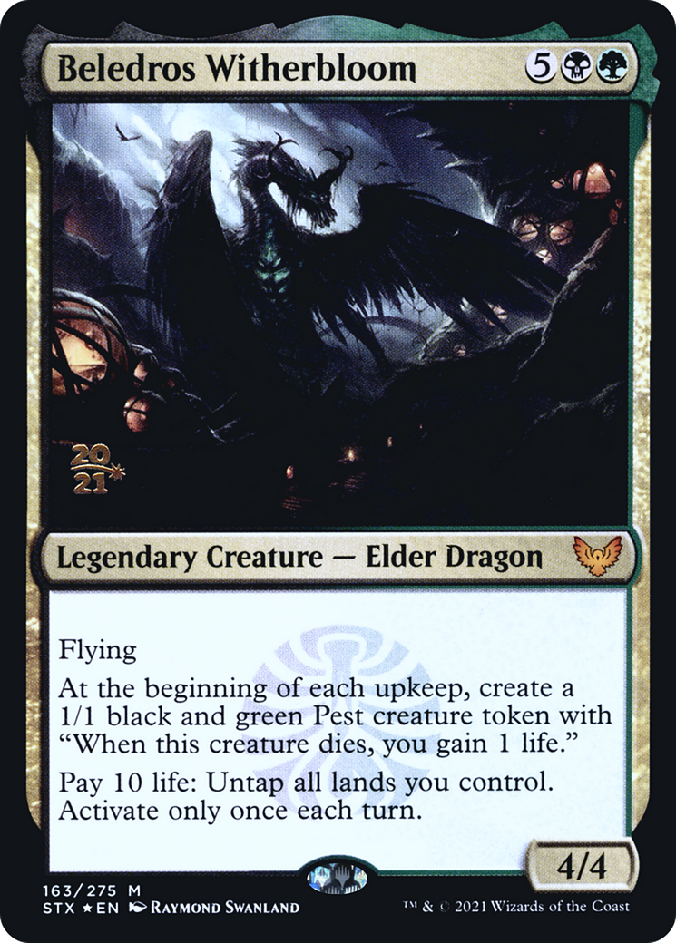 Beledros Witherbloom [Strixhaven: School of Mages Prerelease Promos] - Trinity Hobby