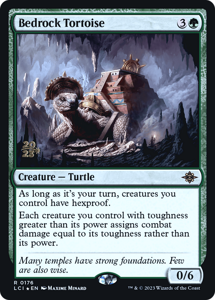 Bedrock Tortoise [The Lost Caverns of Ixalan Prerelease Cards] - Trinity Hobby
