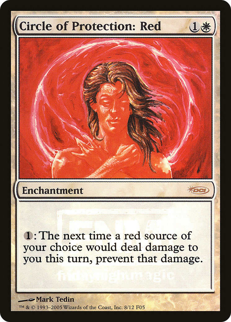 Circle of Protection: Red [Friday Night Magic 2005] - Trinity Hobby