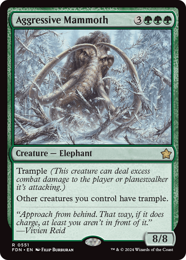 Aggressive Mammoth [Foundations] - Trinity Hobby