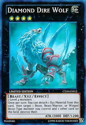 Diamond Dire Wolf [CT10-EN012] Super Rare - Trinity Hobby