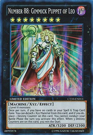 Number 88: Gimmick Puppet of Leo [CT10-EN013] Super Rare - Trinity Hobby