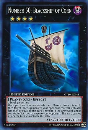 Number 50: Blackship of Corn [CT10-EN018] Super Rare - Trinity Hobby