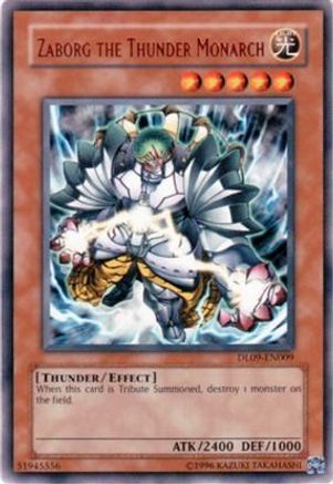 Zaborg the Thunder Monarch (Blue) [DL09-EN009] Rare - Trinity Hobby