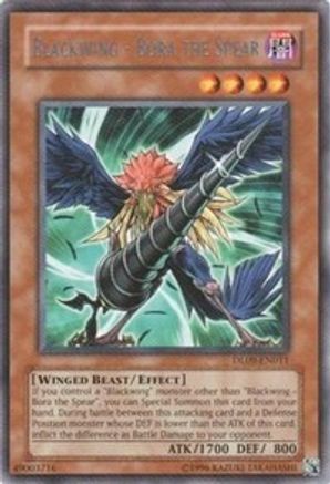 Blackwing - Bora the Spear (Blue) [DL09-EN011] Rare - Trinity Hobby