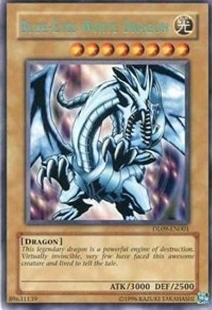 Blue-Eyes White Dragon (Blue) [DL09-EN001] - Duelist League Promo Unlimited - Rare - Trinity Hobby