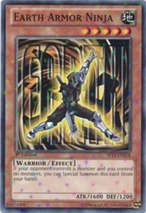 Earth Armor Ninja [SP13-EN018] Starfoil Rare - Trinity Hobby