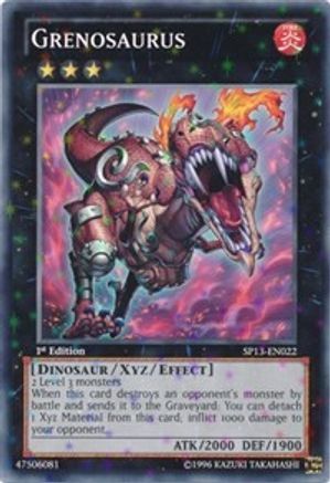 Grenosaurus [SP13-EN022] Starfoil Rare - Trinity Hobby