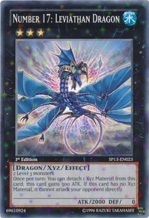 Number 17: Leviathan Dragon [SP13-EN023] Starfoil Rare - Trinity Hobby