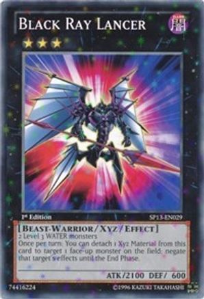 Black Ray Lancer [SP13-EN029] Starfoil Rare - Trinity Hobby