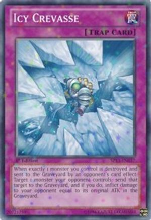 Icy Crevasse [SP13-EN037] Starfoil Rare - Trinity Hobby