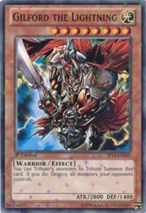 Gilford the Lightning [SP13-EN040] Starfoil Rare - Trinity Hobby