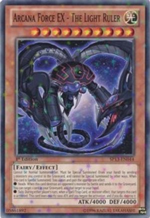 Arcana Force EX - The Light Ruler [SP13-EN044] Starfoil Rare