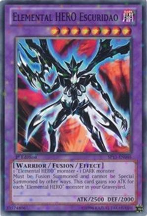 Elemental Hero Escuridao [SP13-EN046] Starfoil Rare - Trinity Hobby