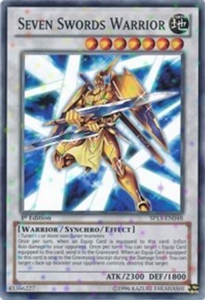 Seven Swords Warrior [SP13-EN048] Starfoil Rare - Trinity Hobby