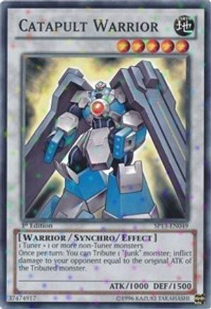 Catapult Warrior [SP13-EN049] Starfoil Rare - Trinity Hobby
