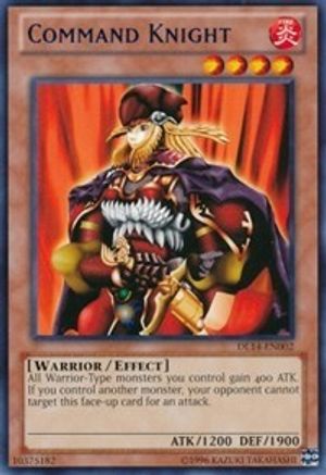 Command Knight (Red) [DL14-EN002] - Duelist League Promo Unlimited - Rare - Trinity Hobby