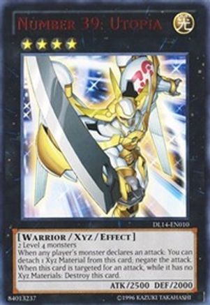 Number 39: Utopia (Red) [DL14-EN010] - Duelist League Promo Unlimited - Rare - Trinity Hobby