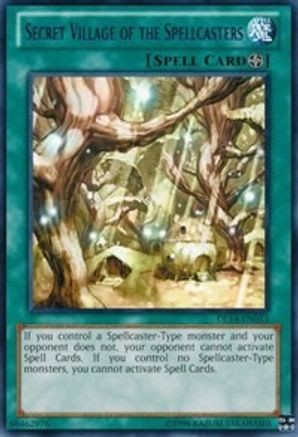 Secret Village of the Spellcasters (Red) [DL14-EN013] Rare - Trinity Hobby