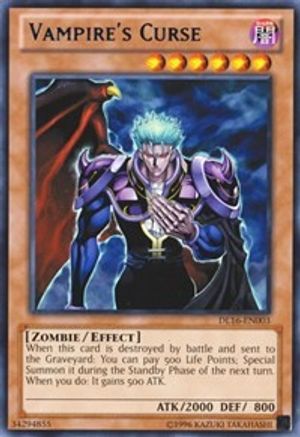 Vampire's Curse (Blue) [DL16-EN003] Rare - Trinity Hobby