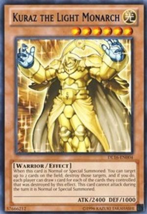 Kuraz the Light Monarch (Blue) [DL16-EN004] Rare - Trinity Hobby