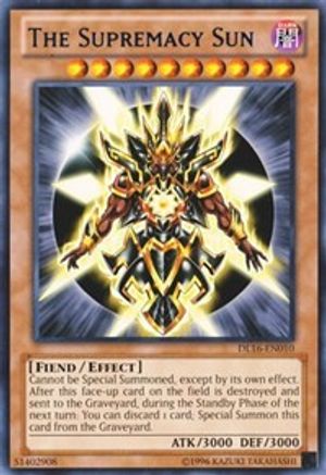 The Supremacy Sun (Blue) [DL16-EN010] - Duelist League Promo Unlimited - Rare - Trinity Hobby