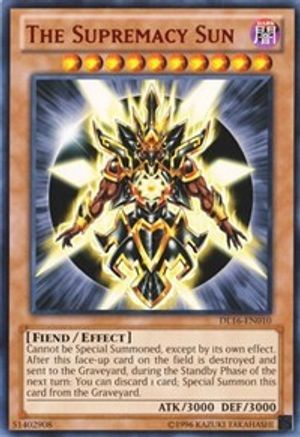 The Supremacy Sun (Red) [DL16-EN010] - Duelist League Promo Unlimited - Rare - Trinity Hobby