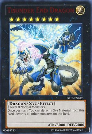 Thunder End Dragon (Red) [DL16-EN012] - Duelist League Promo Unlimited - Rare - Trinity Hobby