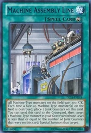 Machine Assembly Line (Blue) [DL16-EN014] Rare - Trinity Hobby