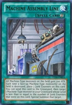 Machine Assembly Line (Green) [DL16-EN014] - Duelist League Promo Unlimited - Rare - Trinity Hobby