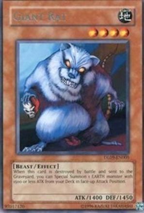 Giant Rat (Silver) [DL09-EN005] - Duelist League Promo Unlimited - Rare - Trinity Hobby