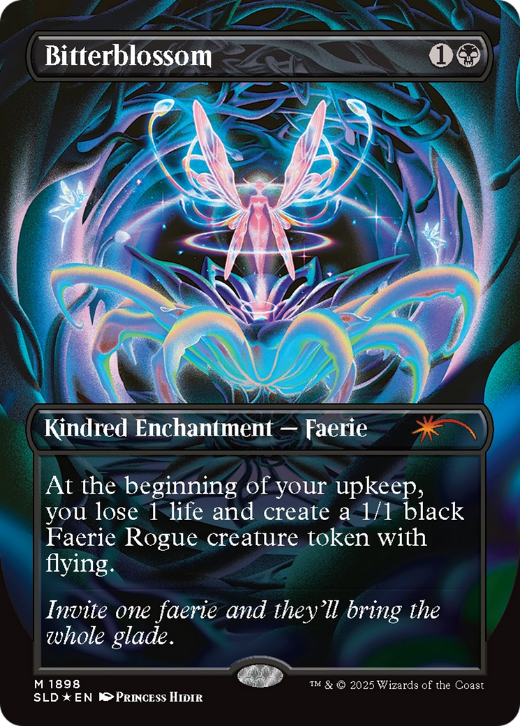 Bitterblossom (Double Rainbow Foil) (SLD-1898) - [Secret Lair Drop Series] Foil - Trinity Hobby