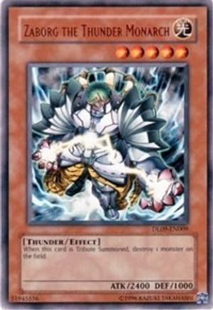 Zaborg the Thunder Monarch (Bronze) [DL09-EN009] Rare - Trinity Hobby