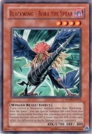 Blackwing - Bora the Spear (Bronze) [DL09-EN011] Rare - Trinity Hobby