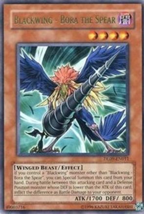 Blackwing - Bora the Spear (Green) [DL09-EN011] Rare - Trinity Hobby