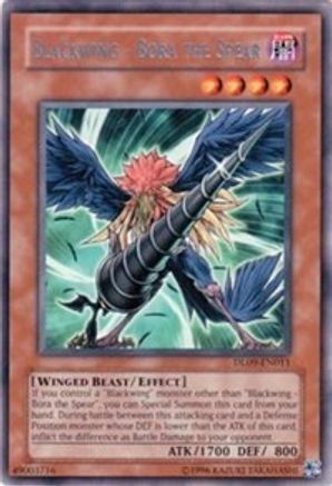 Blackwing - Bora the Spear (Silver) [DL09-EN011] - Duelist League Promo Unlimited - Rare - Trinity Hobby