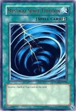 Mystical Space Typhoon (Bronze) [DL09-EN014] - Duelist League Promo Unlimited - Rare - Trinity Hobby