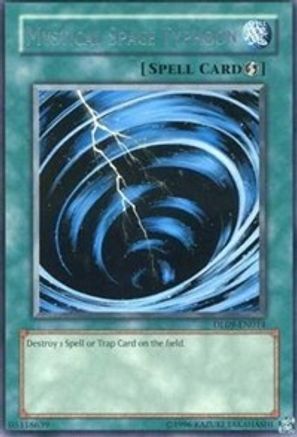 Mystical Space Typhoon (Silver) [DL09-EN014] - Duelist League Promo Unlimited - Rare - Trinity Hobby