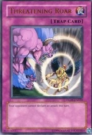 Threatening Roar (Bronze) [DL09-EN020] - Duelist League Promo Unlimited - Rare - Trinity Hobby