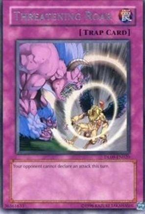 Threatening Roar (Silver) [DL09-EN020] - Duelist League Promo Unlimited - Rare - Trinity Hobby