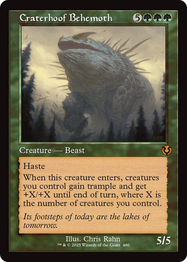 Craterhoof Behemoth (Retro Frame) [Innistrad Remastered] - Trinity Hobby