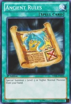 Ancient Rules [YSYR-EN034] Common - Trinity Hobby